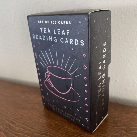 Gift Republic Tea Leaf Reading Cards Read Your Fortune in Tea Leaves 100‎ Cards - Picture 4 of 6